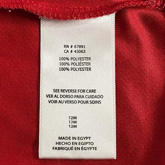 Houston Texans Infant T-Shirt Red Short Sleeve NFL Team Apparel Size 12 Months - Picture 4 of 9